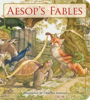 Las fábulas de Esopo: Libro de cartón acolchado de gran tamaño: La Edición Clásica - Aesop's Fables Oversized Padded Board Book: The Classic Edition