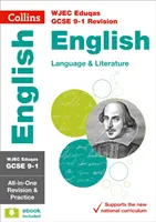 WJEC Eduqas GCSE 9-1 English Language and Literature All-in-One Complete Revision and Practice - Ideal for Home Learning, 2022 and 2023 Exams