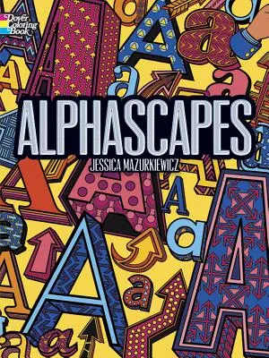 Libro para colorear Alphascapes - Alphascapes Coloring Book