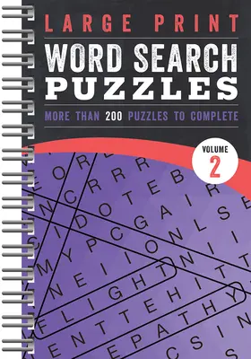 Sopas de letras grandes: Volumen 2 - Large Print Word Search Puzzles: Volume 2