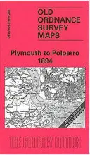 De Plymouth a Polperro 1894 - Hoja 348 de una pulgada - Plymouth to Polperro 1894 - One Inch Sheet 348