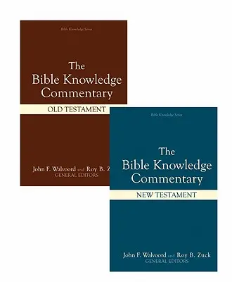 Comentario sobre el conocimiento de la Biblia (2 volúmenes) - Bible Knowledge Commentary (2 Volume Set)