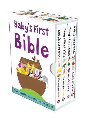 Baby's First Bible Boxed Set: La historia de Moisés, La historia de Jesús, El Arca de Noé y Adán y Eva - Baby's First Bible Boxed Set: The Story of Moses, the Story of Jesus, Noah's Ark, and Adam and Eve