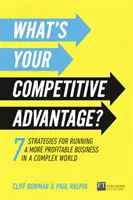 ¿Cuál es su ventaja competitiva? - 7 estrategias para descubrir tu próxima fuente de valor - What's Your Competitive Advantage? - 7 strategies to discover your next source of value