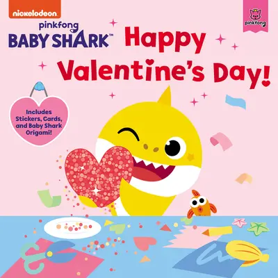 Baby Shark: ¡Feliz San Valentín! [Con pegatinas, tarjetas y origami de bebé tiburón]. - Baby Shark: Happy Valentine's Day! [With Stickers and Cards and Baby Shark Origami]