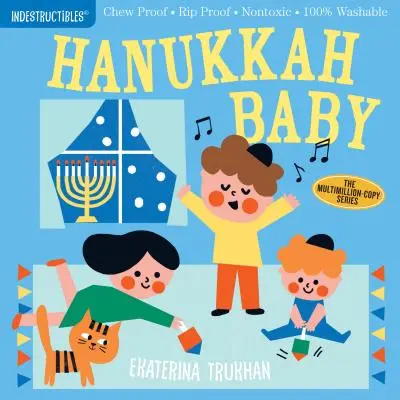 Indestructibles Hanukkah Baby: A prueba de mordiscos - A prueba de rasgaduras - No tóxico - 100% lavable (Libro para bebés, Libros para recién nacidos, Seguro para masticar) - Indestructibles: Hanukkah Baby: Chew Proof - Rip Proof - Nontoxic - 100% Washable (Book for Babies, Newborn Books, Safe to Chew)