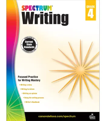 Spectrum Escritura, Grado 4 - Spectrum Writing, Grade 4