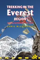 Trekking en la región del Everest: Guía práctica con 27 mapas de rutas detallados y 65 planos de pueblos, incluida la guía de la ciudad de Katmandú - Trekking in the Everest Region: Practical Guide with 27 Detailed Route Maps & 65 Village Plans Including Kathmandu City Guide