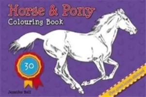 Libro para colorear de caballos y ponis - Horse and Pony Colouring Book