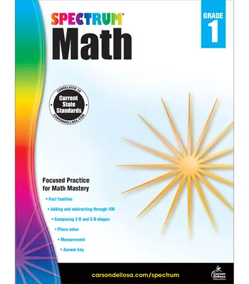 Spectrum Math Workbook, Grado 1 - Spectrum Math Workbook, Grade 1