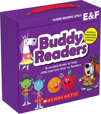 Buddy Readers: Niveles E y F (Paquete para padres): 16 libros con niveles para ayudar a los pequeños a elevarse como lectores - Buddy Readers: Levels E & F (Parent Pack): 16 Leveled Books to Help Little Learners Soar as Readers