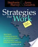 Estrategias que funcionan, 3ª edición: Enseñanza de la comprensión para el compromiso, la comprensión y la construcción del conocimiento, Grados K-8 - Strategies That Work, 3rd Edition: Teaching Comprehension for Engagement, Understanding, and Building Knowledge, Grades K-8