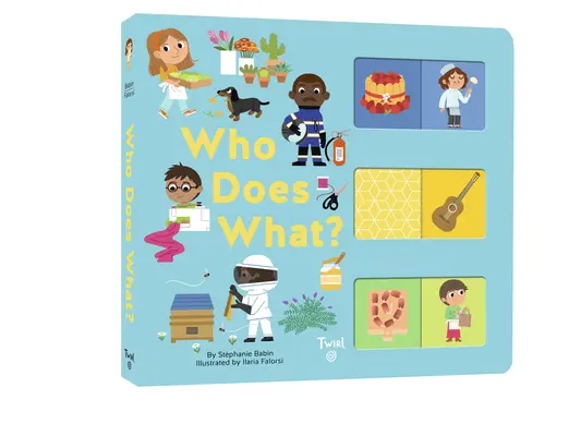 ¿Quién hace qué? Un libro para deslizar y aprender - Who Does What?: A Slide-And-Learn Book