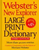 Diccionario Webster's New Explorer Large Print - Webster's New Explorer Large Print Dictionary