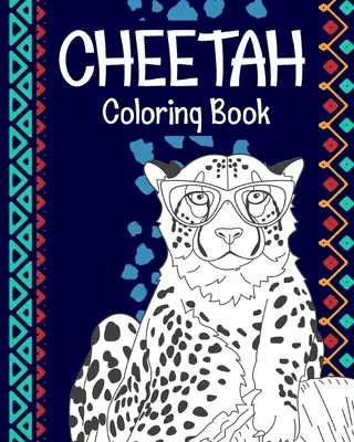 Libro para colorear de Guepardo - Cheetah Coloring Book