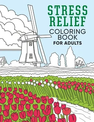 Libro para colorear antiestrés para adultos - Stress Relief Coloring Book for Adults