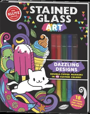 El arte de las vidrieras: Diseños deslumbrantes (Libro de Actividades Klutz) - Stained Glass Art: Dazzling Designs (Klutz Activity Book)