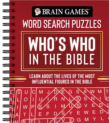 Juegos de ingenio - Sopas de letras: Quién es quién en la Biblia: Conoce la vida de los personajes más influyentes de la Biblia. - Brain Games - Word Search Puzzles: Who's Who in the Bible: Learn about the Lives of the Most Influential Figures in the Bible