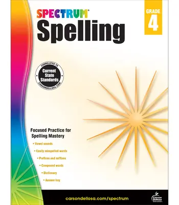 Spectrum Ortografía, 4.º grado - Spectrum Spelling, Grade 4