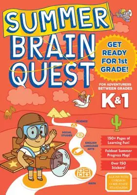 Búsqueda mental de verano: Entre los grados K y 1 - Summer Brain Quest: Between Grades K & 1