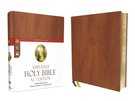 Santa Biblia Amplificada, Edición XL, Tapa dura, Marrón - Amplified Holy Bible, XL Edition, Leathersoft, Brown