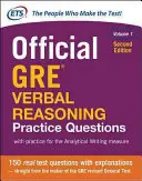 Official GRE Verbal Reasoning Practice Questions, Segunda Edición, Volumen 1 - Official GRE Verbal Reasoning Practice Questions, Second Edition, Volume 1
