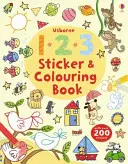 123 Libro de pegatinas y colorear - 123 Sticker and Colouring book