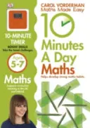 10 Minutes A Day Maths, Ages 5-7 (Key Stage 1) - Apoya el National Curriculum, Ayuda a desarrollar habilidades matemáticas sólidas - 10 Minutes A Day Maths, Ages 5-7 (Key Stage 1) - Supports the National Curriculum, Helps Develop Strong Maths Skills