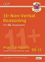 11+ GL Pruebas de práctica de razonamiento no verbal: Ages 10-11 Pack 1 (inc Parents' Guide & Online Ed) - 11+ GL Non-Verbal Reasoning Practice Papers: Ages 10-11 Pack 1 (inc Parents' Guide & Online Ed)