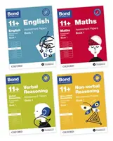 Bond 11+ Inglés, Matemáticas, Razonamiento verbal, Razonamiento no verbal: Assessment Papers - 9-10 Yrs Bundle - Bond 11+ English, Maths, Verbal Reasoning, Non Verbal Reasoning: Assessment Papers - 9-10 Yrs Bundle