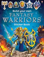 Libro de pegatinas Construye tus propios guerreros de fantasía - Build Your Own Fantasy Warriors Sticker Book