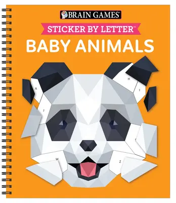 Juegos de ingenio - Sticker by Letter: Animales bebés - Brain Games - Sticker by Letter: Baby Animals