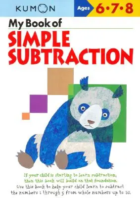 Mi Libro de Restas Sencillas - My Book of Simple Subtraction