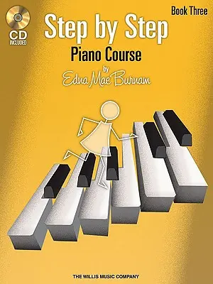 Curso de piano paso a paso - Libro 3 con audio en línea - Step by Step Piano Course - Book 3 with Online Audio