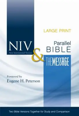 Biblia paralela-PR-NVI/MS-Impresión grande: Dos versiones de la Biblia juntas para estudiar y comparar - Side-By-Side Bible-PR-NIV/MS-Large Print: Two Bible Versions Together for Study and Comparison