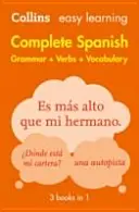 Easy Learning Español Gramática Completa, Verbos y Vocabulario (3 libros en 1) - Apoyo de confianza para el aprendizaje - Easy Learning Spanish Complete Grammar, Verbs and Vocabulary (3 books in 1) - Trusted Support for Learning
