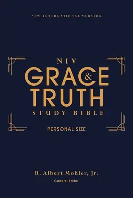 Niv, la Biblia de Estudio Gracia y Verdad, Tamaño Personal, Tapa dura, Letra roja, Impresión cómoda - Niv, the Grace and Truth Study Bible, Personal Size, Hardcover, Red Letter, Comfort Print