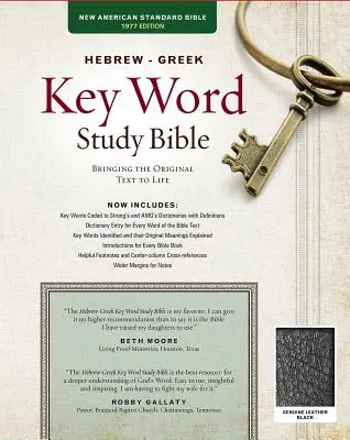 Biblia de Estudio de las Palabras Clave en Hebreo-Griego-NASB: Claves de la Palabra de Dios - Hebrew-Greek Key Word Study Bible-NASB: Key Insights Into God's Word