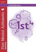 Primer libro de respuestas de aritmética mental 4 - First Mental Arithmetic Answer Book 4