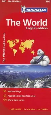 Michelin Mapa nacional del mundo - Michelin the World National Map