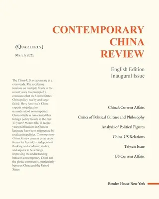 Contemporary China Review (Revista trimestral) 2021 Número 1 - Contemporary China Review (Quarterly Journal) 2021 Issue 1