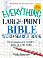 Libro de sopas de letras bíblicas para todo en letra grande - The Everything Large-Print Bible Word Search Book