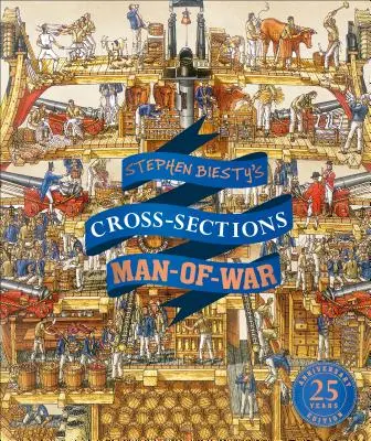 El hombre de guerra transversal de Stephen Biesty - Stephen Biesty's Cross-Sections Man-Of-War