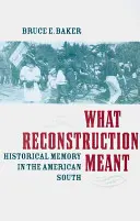 Lo que significó la Reconstrucción: Memoria histórica en el Sur de Estados Unidos - What Reconstruction Meant: Historical Memory in the American South