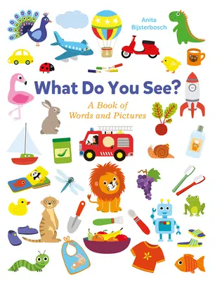 ¿Qué ves? un libro lleno de palabras y dibujos - What Do You See? a Book Full of Words and Pictures