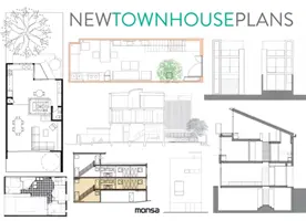 Nuevos planos de casas adosadas - New Townhouse Plans