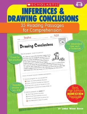 35 Pasajes de lectura para la comprensión: Inferencias y conclusiones: 35 Pasajes de lectura para la comprensión - 35 Reading Passages for Comprehension: Inferences & Drawing Conclusions: 35 Reading Passages for Comprehension