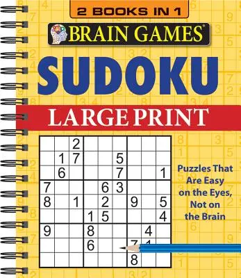 Juegos de ingenio - 2 libros en 1 - Sudoku - Brain Games - 2 Books in 1 - Sudoku