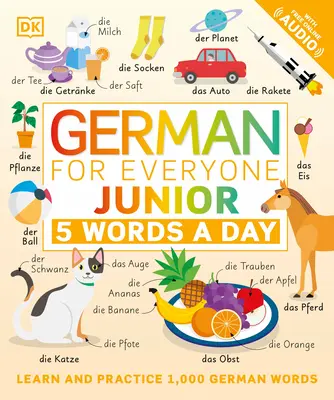 Alemán para todos Junior: 5 palabras al día - German for Everyone Junior: 5 Words a Day