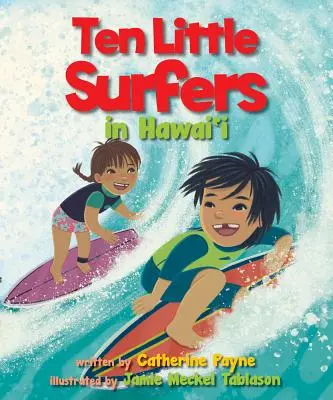 Diez pequeños surfistas en Hawai - Ten Little Surfers in Hawaii